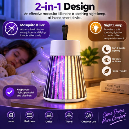 Rushbegin MosquitoZap™ — Silent Guard Mosquito UV Lamp