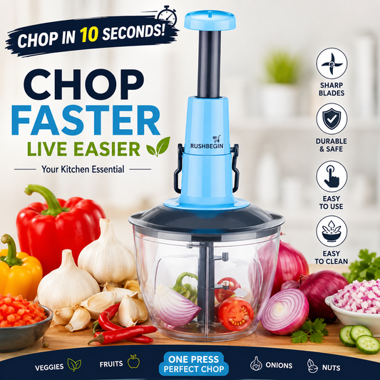 Rushbegin QuickPress Vegetable Chopper