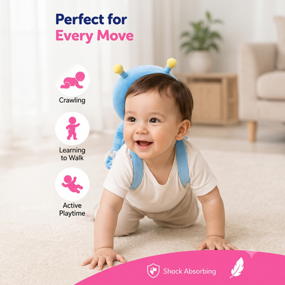 Rushbegin Baby Head Protector Backpack | Toddler guard |  Adjustable Strap | Washable Cushion