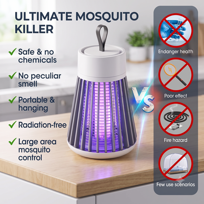 Rushbegin MosquitoZap™ — Silent Guard Mosquito UV Lamp
