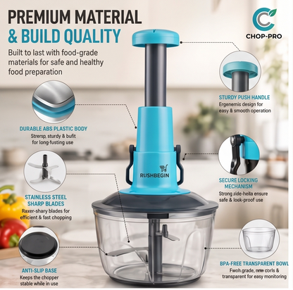 Rushbegin QuickPress Vegetable Chopper